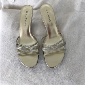 Gold Rampage Sandals